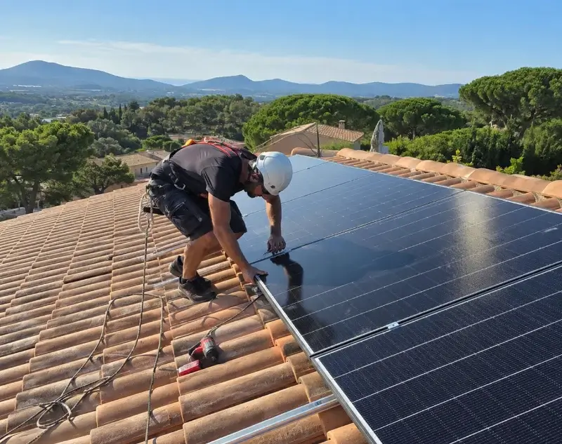 Installateur panneaux solaires Saint-Hilaire-d'Ozilhan — pose photovoltaïque sur toiture